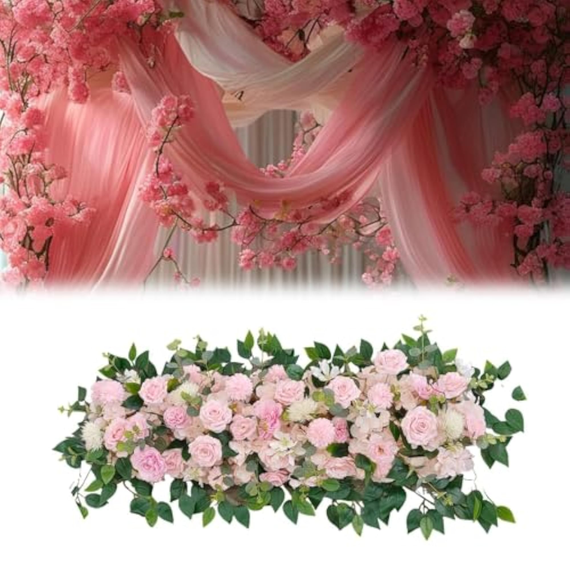 Artificial Wedding Arch Flowers Luxury Welcome Signs
